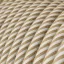 Cotton and Natural Jute Vertigo Textile Cable - The Original Creative-Cables - ERN07 round 2x0.75mm / 3x0.75mm thumbnail 2