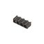 PCB plug-in connector, male header, closed side, THT solder connection, 7.62 mm, Number of poles: 5, 270°, Solder pin length (l): 3.2 mm, tinned, black, Box thumbnail 1