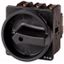 P3-100/EA/SVB-SW/N/HI11 Main switch, P3, 100 A, flush mounting, 3 pole + N, 1 N/O, 1 N/C, STOP function, With black rotary handle and locking ring, Lockable in the 0 (Off) po thumbnail 1