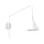 Wall lamp NOX 1 white with a switch thumbnail 1