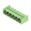 PCB plug-in connector, male header, closed side, THT solder connection, 5.08 mm, Number of poles: 6, 90°, Solder pin length (l): 3.2 mm, tinned, Pale green, Box thumbnail 4