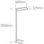 WHITE 60W CW FLOOR STAND UGR17 DIMMABLE 230V thumbnail 4