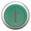 M22-DRLH-G-X1 Illuminated pushbutton actuator, RMQ-Titan, Extended, maintained, green, inscribed, Bezel: titanium thumbnail 11
