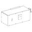 Feed unit, Canalis KSA, 1000A, left mounting, with line protection, polarity 3L+PEN, white RAL9001 thumbnail 1