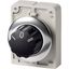 M30C-FW3 Changeover switch, RMQ-Titan, With rotary head, momentary, 3 positions, inscribed, Metal bezel thumbnail 2