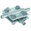 Cross unit St/tZn f. Rd 8-10/8-10mm - Rd 8-10/Fl 30mm Fl 30/30mm w/o i thumbnail 1