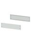 SIVACON, base covers, for cabinet sides, H: 200 mm, D: 800 mm, RAL 7035 thumbnail 1