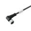 Sensor/actuator line, One end without connector, M12, Number of poles : 8, 15 m, Socket, angled, Shielded: No, LED: No, Sheath material: PUR, Halogen: No thumbnail 2