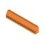 Printed circuit board terminals, 5.08 mm, Number of poles: 17, 90°, Solder pin length (l): 3.2 mm, tinned, orange, Clamping yoke connection, Clamping range, max. : 6 mm², Box thumbnail 2
