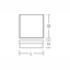 FLAT QUADRAT, 54 W, 3650 lm, 840, white, DALI Ceiling and wall luminai thumbnail 3