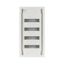 KLV-48HWP-SF Hollow wall compact distribution board, 4-rows, super-slim sheet steel door thumbnail 6