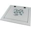 XSPTA1208 Top plate, for arc protection, for WxD=1200x800mm, IP40, grey thumbnail 3