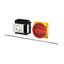 P3 Main switch, 80 A,Rear mounting, 3 pole, Form M4/SVB, Red, Door cou thumbnail 2