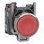 Metal PB red flush 1 NC Push-in thumbnail 2