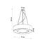 CHANDELIER SATURNO SLIM 70 BLACK E27 6X60W IP20 thumbnail 5