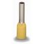 Ferrule Sleeve for 2.08 mm² / AWG 14 insulated yellow thumbnail 1