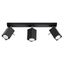 CEILING LAMP MERIDA 3 BLACK GU10 3X40W IP20 thumbnail 1