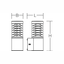 MEGA TOWER F, 10 W, 600 lm, 830, silver, on/off Wall luminaires, L 160 thumbnail 3