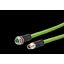M12 Industrial Ethernet cable, X-coded, 10.0 m, M12 jack straight - M1 thumbnail 2