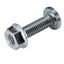 BOLT - WITH FLANGED NUT - M6x20 - FINISHING: DACRO thumbnail 3