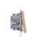 Double socket outlet without earthing, without shutters, (module), Simon 24, IP20, 16A, white thumbnail 1