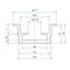 Aluminum clamping profile N157, 2000x35x15mm (LxWxH) thumbnail 2