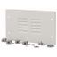XTSZCSV4-H250W425 Section wide cover, HxW=250x425mm, IP42, grey thumbnail 1