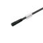 Sensor/actuator line, One end without connector, M8, Number of poles : 3, 0.1 m, Female socket, straight, Shielded: No, LED: No, Sheath material: PUR, Halogen: No thumbnail 3