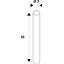 Extension rod for PLENUM FIX floor lamps, white, 46cm thumbnail 2