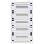 Distribution board insert KVN 60mm, 2-21K, 5-rows thumbnail 2