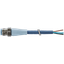 M12 male 0° A-cod. with cable shielded F&B Pro TPE-S 8x0.25 bu 10m thumbnail 1