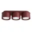 Ceiling lamp MODO 3 burgundy Gx53 thumbnail 1