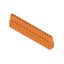 PCB plug-in connector, female header, Dovetails for fixing blocks, THT solder connection, 5.08 mm, Number of poles: 16, 180°, Solder pin length (l): 3.2 mm, tinned, orange, Box thumbnail 4