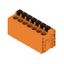 Printed circuit board terminals, 5.08 mm, Number of poles: 7, 180°, Solder pin length (l): 3.5 mm, tinned, orange, PUSH IN with actuator, Clamping range, max. : 2.5 mm², Box thumbnail 4