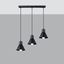 HANGING LAMP TALEJA 3 BLACK E27 3X60W IP20 thumbnail 3