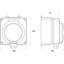 Hermetic Socket 2P+Z Schuko GHNS IP66 thumbnail 2