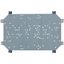 L3-CI43 Pre-drilled mounting plate, CI43-enclosure thumbnail 1