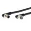 Cable with connectors on both cable ends, M8 right-angle socket (femal XS3W5018F thumbnail 1