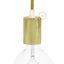 Cylindrical metal E27 lamp holder kit thumbnail 1