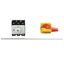 P3 Main switch, 80 A,Rear mounting, 3 pole, Form M4/K2-R, Red, Short t thumbnail 5