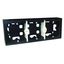 LOGUS 90 SERIES TRIPLE SURFACE MOUNT BOX BK thumbnail 1