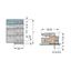 THT female header angled Pin spacing 7.5 mm gray thumbnail 2