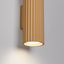 UP-DOWN WALL LAMP GOLD CARBON 20CM FOR BEDROOM WITH CORRUGATED LAMPSHADE 2XGU10 thumbnail 4
