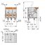 PCB terminal block lever 6 mm² gray thumbnail 3