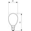 CLA LEDLuster ND 2-25W P45 E14 827 CL thumbnail 3