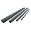 Thin wall heat shrinkable tubing (black) 20 PCS/PKG. RTC_9,5-4,8-C/1 thumbnail 1