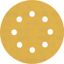 EXPERT C47 Sandpaper with 8 holes for Random Orbital Sanders 115 mm, G 32 5-pc thumbnail 1