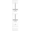 KA12 Meter panel, Field width: 1, Rows: 0, 1350 mm x 250 mm x 160 mm, IP2XC thumbnail 5