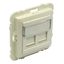 COV RING W/DOUB SUPPORT F/RJ45 CONNECT PEARL thumbnail 1