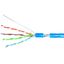 F/UTP Cable Cat.5e, 4x2xAWG24/1, PVC, Eca, blue, Drum thumbnail 1